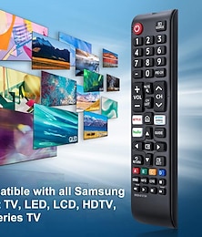 abordables -Actualice su experiencia de TV Samsung con el último control remoto universal: ¡compatible con todos los televisores inteligentes LCD LED HDTV 3D!