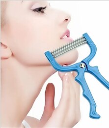 ieftine -aparat de îndepărtare a părului facial epilator cu primăvară de îndepărtare manuală pentru bărbierit instrument de filetare pentru femei