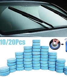 billige -starfire 10/20 stk solid rengjøringsmiddel bilruterenser brusetablett autovisker glass fast rengjøring konsentrert tabletter vaskemiddel