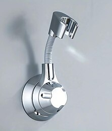 halpa -suihkuteline, lävistystön seinään kiinnitettävä suihkuteline, 360° kääntyvä ja säädettävä kädessä pidettävä suihkupään alusta, vahva liima ja vedenpitävät kylpyhuonetarvikkeet