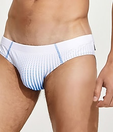 preiswerte -Herren Bademode Badehose Schwimmshorts Badehosen Farbverlauf Komfort Atmungsaktiv Outdoor Täglich Ausgehen Modisch Brautkleider schlicht Weiß Grün