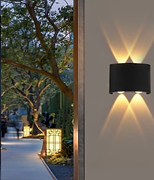 economico -All'aperto LED Moderno Illuminazione esterna da parete Bagno All'aperto Alluminio Luce a muro IP66 85-265V 1 W