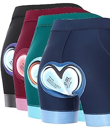 abordables -Arsuxeo Femmes Pantalons de cyclisme Sous-vêtements de cyclisme Shorts de cyclisme rembourrés Vélo Shorts rembourrés / Chamois Bas Coupe ajustée VTT Vélo tout terrain Cyclisme sur route Des sports