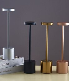 levne -bezšňůrová stolní lampa dobíjecí bateriemi napájená led stolní lampa 3stupňové stmívání venkovní stolní světlo pro restauraci/domov/terasu