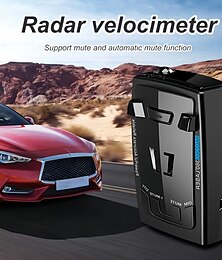voordelige -rad2000 auto detector 12v engels russisch laser rador detectie snelheid alarm waarschuwing x k ka band auto accessoire