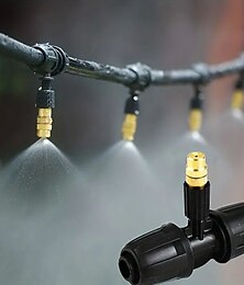 Недорогие -5 шт. автоматическая система полива, бытовая распылительная насадка, распылитель для растений, уменьшение пыли, садовая насадка с таймером полива, садовые принадлежности