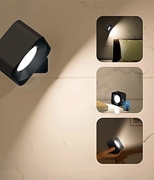 economico -luci da lettura a parete a led applique da parete con 3 temperature di colore & 3 livelli di luminosità batteria ricaricabile sfera magnetica 360 rotazione lampade touch control per bambini studio