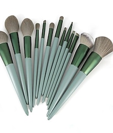 זול -13PCS Soft Fluffy Makeup Brushes Set For Cosmetics Foundation Blush Powder Eyeshadow Kabuki Blending Makeup Brush Beauty Tool