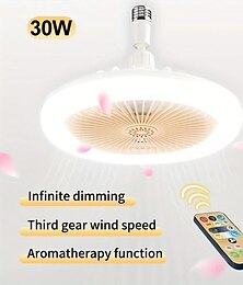levne -stropní ventilátor se světly světlo ventilátoru e27 základna 3000k-6000k uzavřený nízkoprofilový ventilátor světla led stmívatelné světlo sada lampa moderní tichý vnitřní zapuštěný stropní ventilátor