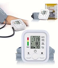 Недорогие -сфигмоманометр бытовой автоматический прибор для измерения артериального давления измеритель артериального давления ручного типа нейтральный английский измеритель артериального давления usb plug-in