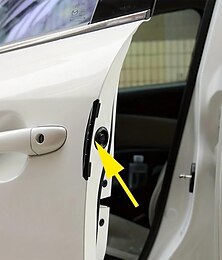 abordables -4 pièces protecteur de bord de porte de voiture gardes autocollant bande anti-rayures collision auto véhicule porte protection abrasion