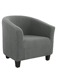 abordables -Funda para sillón de club, color burdeos, elástica, para sofá, para perros y mascotas, lavable, suave y duradera