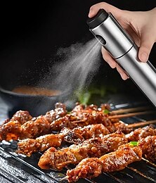 voordelige -1 stuks roestvrijstalen olijfoliespuit: het perfecte keukengereedschap voor luchtfrituren, barbecueën en meer!