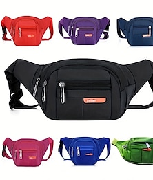 baratos -bolsa de cintura externa para caminhadas e corridas - leve e ajustável