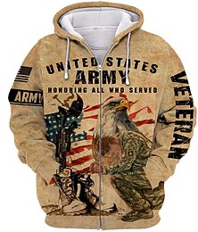 economico -4 luglio 2026 250° Giorno della Memoria Felpa con cappuccio a maniche lunghe Grafica Nazionale Bandiera Streetwear Designer Maschile Casual Outdoor Daily Sports Street