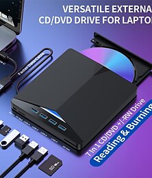 economico -XD013 Disco DVD esterno USB tipo C 3.0 Lettore registratore