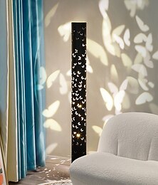 baratos -luminária de chão led borboleta luz de canto alta para sala de estar luz noturna ambiente coluna romântica luz de pé moderna luminária de chão led para quarto