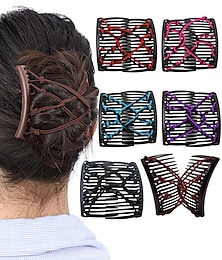 abordables -Peigne à cheveux élastique insérer un peigne pince à cheveux polyvalente mode féminine couvre-chef accessoires de cheveux pour femmes