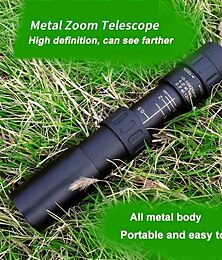 ieftine -Telescop monocular profesional 4k cu zoom 10-300x cu trepied - perfect pentru observarea stelelor, vânătoare, drumeții, concerte &amplificator; Mai mult!