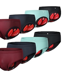 abordables -Hombre Short interior ciclismo bicicleta Pantalones cortos bicicleta Pantalones cortos acolchados 3D Bicicleta Pantalones Cortos Acolchados Prendas de abajo MTB Bicicleta Montaña Ciclismo Carretera