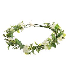 levne -svatební zelený list koruna bohémská čelenka květinová čelenka foto podpěra čelenka headflower