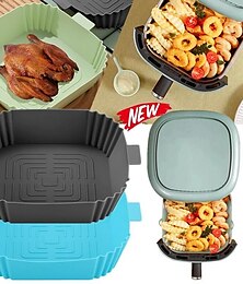 cheap -Air Fryer Silicone Bakeware Multi-Functional Barbecue Mat Baking Oven Easy To Clean Oil-Proof Silicone Mat Tray