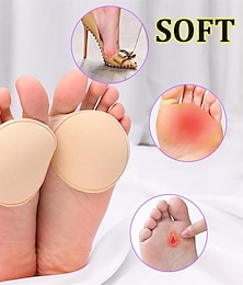cheap -1 Pair of 4D Front Foot Pads Non-Slip Anti-Pain High-Heeled Shoes Socks for Comfort