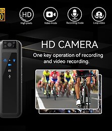 billiga -mini digitalkamera hd 1080p sport dv kamera infraröd mörkerseende liten videokamera ficka kropp kamera poliskamera