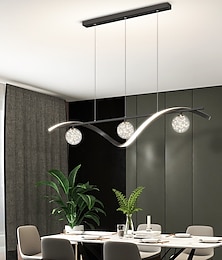 ieftine -led pandantiv 100 cm insula lumini reglabile linie design aluminiu elegant minimalist finisaje pictate lumini bucatarie sufragerie 110-240v