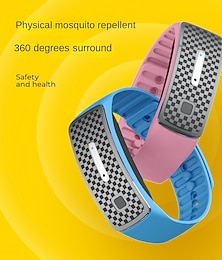 abordables -Pulsera Ultrasonica Antimosquitos M30 – Dispositivo Silicona Mudo de Larga Duración para Uso Exterior por Adultos y Niños