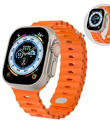 billiga -Ocean Band Kompatibel med Apple Watch klockband 38mm 40mm 41mm 42mm 44mm 45mm 49mm Vattentät Justerbar Kvinnor män Silikon Ersättningsurband för iwatch Series Ultra 8 7 6 5 4 3 2 1 SE