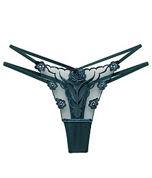 economico -mutandine da donna sexy lingerie amanti dei fiori caldo comfort casa san valentino letto nylon traspirante ricamo foro estate primavera casa abiti