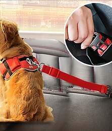 abordables -ceinture de sécurité rétractable pour chien ceinture de sécurité de voiture pour animaux de compagnie boucle de sécurité de voiture pour chien