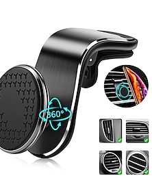 economico -Supporto magnetico per telefono auto montaggio universale per bocchetta d'aria supporto GPS per iPhone Samsung Huawei rotazione a 360°