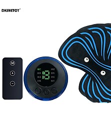 cheap -LCD Display EMS Neck Stretcher Electric Massager 8 Mode Cervical Massage Patch Pulse Muscle Stimulator Portable Relief Pain