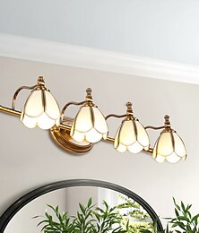 abordables -vanité lumière led miroir avant lampe, led salle de bain lumières sur miroir noir luminaires muraux pour salle de bain chambre salon armoire