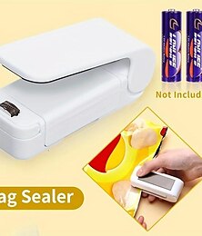 economico -termosigillatrice portatile per sacchetti, custodia in plastica per sacchetti sigillanti per snack clip mini sigillatrice pratica guarnizione adesiva per gadget per snack alimentari