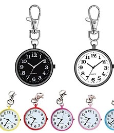 abordables -Relojes de bolsillo para enfermeras 2023 reloj de bolsillo llavero reloj con batería reloj médico vintage