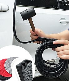 economico -Striscia di protezione antigraffio per il bordo della portiera dell'auto da 10 m Striscia anti-collisione per portiera automatica con decorazione per auto in stile auto in acciaio