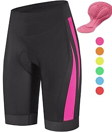 abordables -Femme Cuissard Velo Cyclisme Short Vélo Vélo Short rembourré / Chamois Bas VTT Vélo tout terrain Vélo Route Des sports Graphic La peau 3 densités Respirable Séchage rapide Evacuation de l'humidité