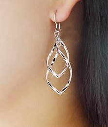 abordables -Mujer Pendientes Moda Exterior Geometría Arete