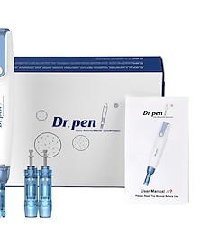 ieftine -stilou autentic wireless dr pen a9 electric stamp design stilou profesional cu microneedling dermapen pentru îngrijirea pielii