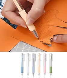 Недорогие -1pc Craft Paper Cutting Pen, Art Utility Knife Pen For Student, Craft Cutting Tool, Paper Pen Cutter, Art Precision Paper Cutting For Office Art Paper Scrapbook And Home DIY