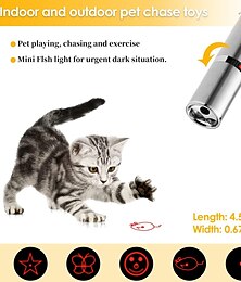 رخيصةأون -حصيرة الكلب ، usb قابلة للشحن الليزر القط دعابة عصا متعددة نمط الأرجواني lightcat اللعب مستلزمات الحيوانات الأليفة اللعب القط دعابة penpet حصيرة