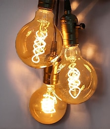 economico -3pcs 2pcs 1pcs retro lampadina edison e27 220v 40w lampadina g80 filamento vintage fiala a incandescenza lampada a spirale decorazioni per la casa