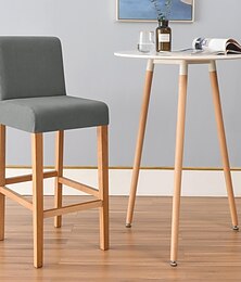 economico -2 pezzi coprisgabelli da bar elasticizzati coprisgabelli da bar coprisedie per sala da pranzo mobili da bar coprisedili bordeaux rosso protezioni elastiche antiscivolo con fondo elastico