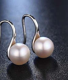 preiswerte -Damen Ohrring Klassisch Kostbar Modisch Einfach Künstliche Perle Ohrringe Schmuck Silber / Gold Für Party Geschenk 1 Paar