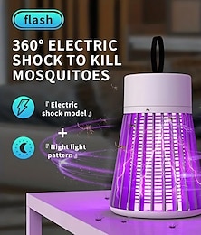 Недорогие -ловушка для насекомых ловушка для насекомых лампа-убийца электрическая светодиодная ультрафиолетовая лампа для отпугивания летающих насекомых портативная перезаряжаемая ловушка с usb убийца летающих