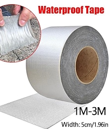billige -1 rulle vandtæt tape høj temperatur modstand aluminiumsfolie fortykker butyl tape væg pool tag revne kanal reparation forseglet selvtape