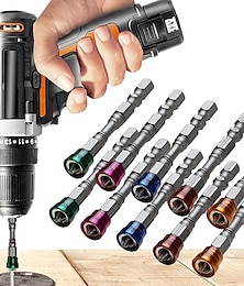 cheap -5/10Pcs S2 Alloy PH2 Phillips Single Head Magnetic Screwdriver Bits Anti-Slip 1/4 Inch Hex Shank Drywall Electric Screwdriver Tools